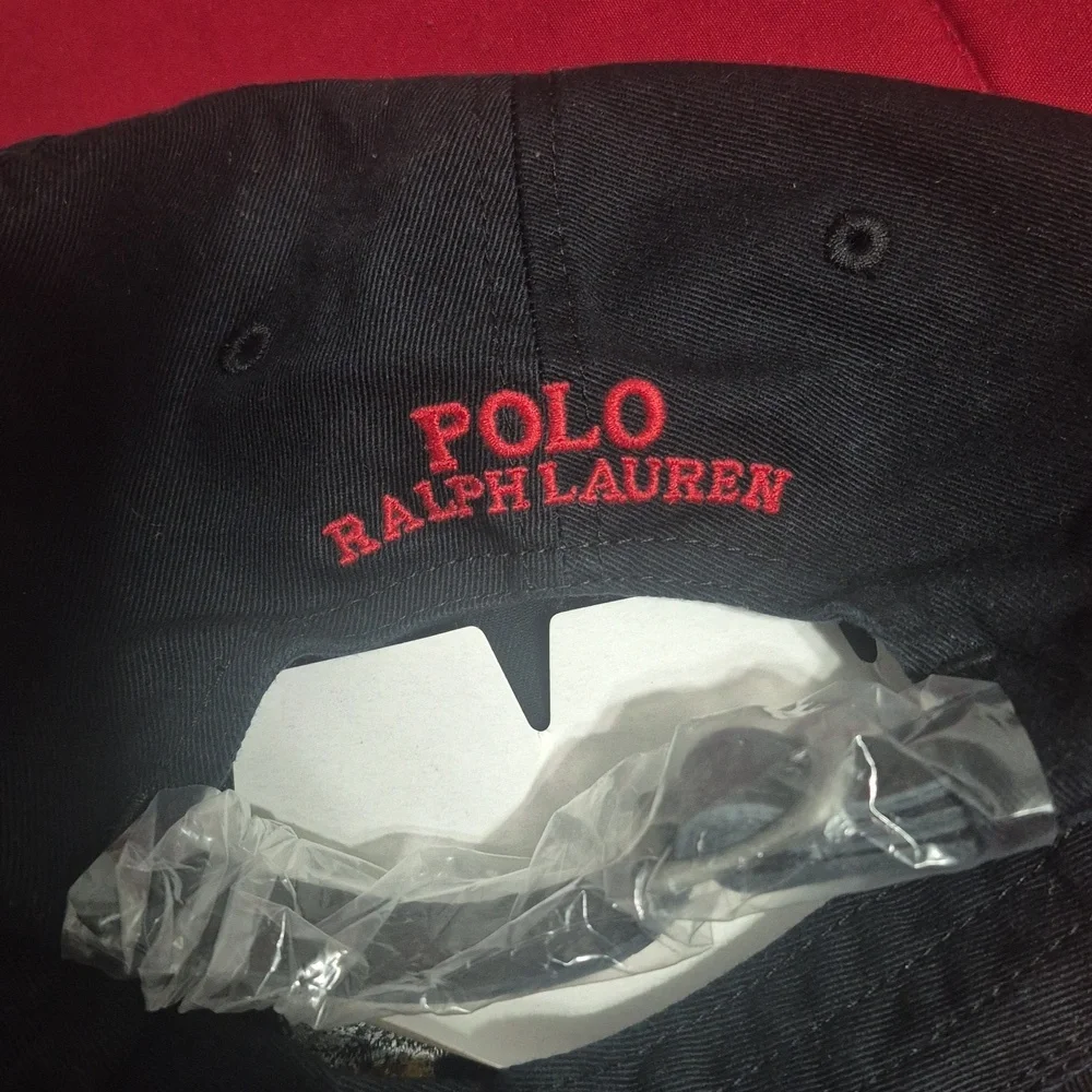 Polo by Ralph Lauren Black Hat with Polo Bear Embroidery - Picture 3 of 4